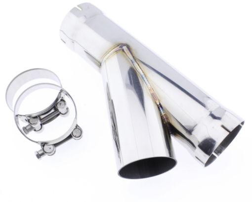 Bild på Y-stykke med clamps - 2.5" / 63mm.