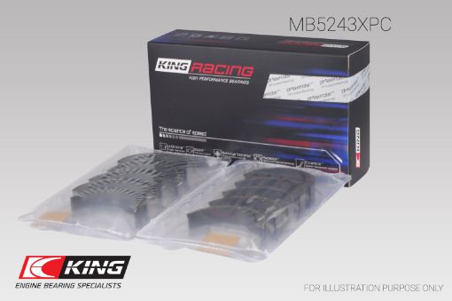 Bild på King Nissan SR20DE/DET (2.0L) (Size STD) Performance Coated Main Bearing Set