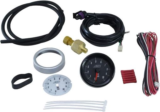 Bild på AEM 30-5135M 0-10.2Bar Oil Pressure Metric Analog Gauge