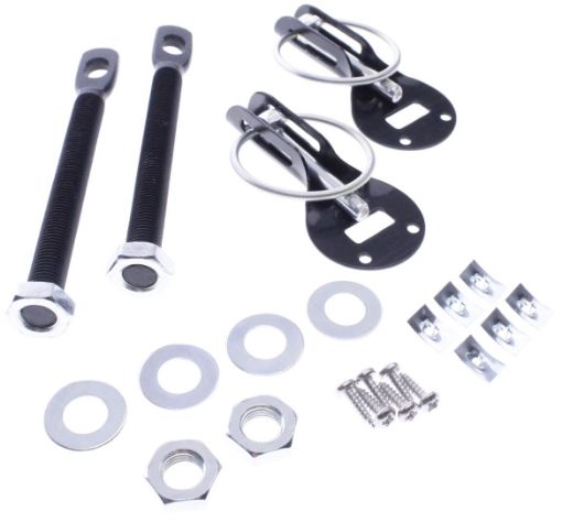Bild på Alloy competition bonnet pin kit - Black