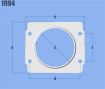 Bild på Vibrant MAF Sensor Adapter Plate for Subaru applications use w/ 3in Inlet I.D. filters only