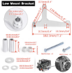 Bild på Aluminum Alloy LS/LS1 Alternator Bracket auto product Car accessories Fit for Camaro Durable Generator W/ Rear Brace