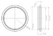 Bild på Turbo Discharge Flange for Tial and Garrett Housings on G-Series 25/30/35 & GTX30/35 V-Band Style T304 SS