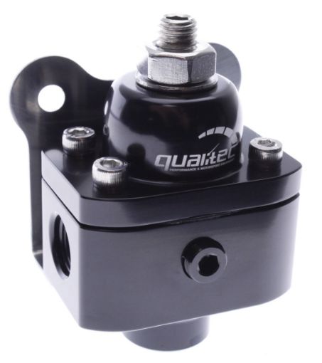 Bild på Qualitec bränsletrycksregulator för förgasare 2x AN6 / 1x AN6 svart
