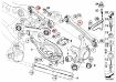 Bild på BMW E81/E82/E84/E87/E88/E90/E91/E92/E93 justerbart rear camber control arm kit