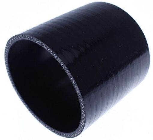 Bild på Rak silikonslang - Svart 5"- 127mm.