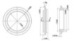 Bild på 3" V-Band Flange Outlet G42 G45 GT42 GTX42 GT45 GTX45 GT47 GTX47 GTX50 GTX55 G55