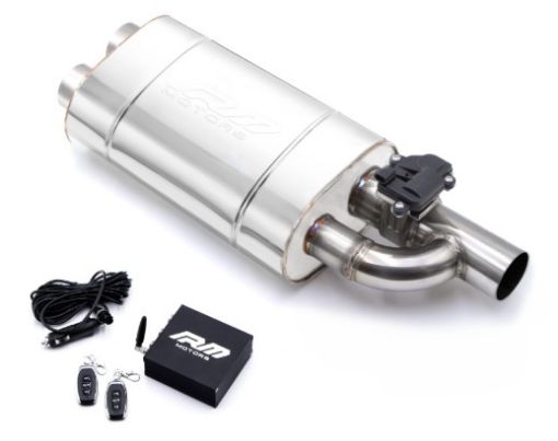 Bild på Exhaust muffler with Cutout valve - 3"->2x2,5"