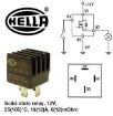 Bild på HELLA 4RA 931 774-031 solid-state-relä 12V 4-poligt