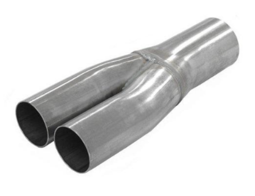 Bild på Exhaust Y-piece - Stainless 3,5"-> 2 pieces 3" - Simons U908976R