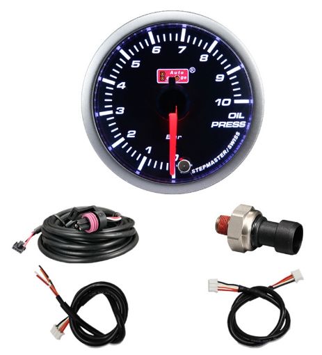 Bild på Autogauge Oil Pressure Clock - Dark