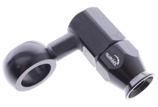 Bild på ID 15,7mm. - 90 deg. AN6 PTFE - Banjo fit - Black