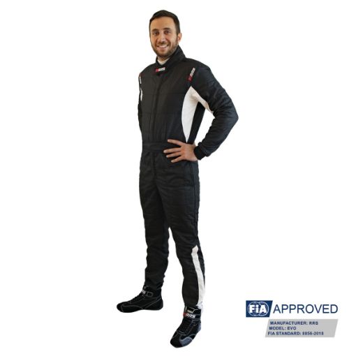 Bild på RRS Diamond Star race suit - Black - FIA 8856-2018 - 3XL