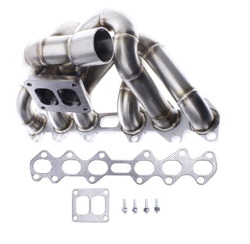 Bild på Toyota 2JZ-GTEturbo grenrör - T4 split - 3mm. High Quality