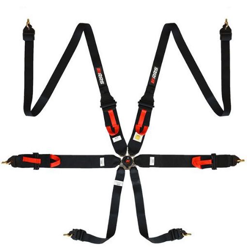 Bild på RRS FIA 3" 2" R6 HANS® 2,8 Kg Svart Säkerhetssele