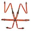 Bild på RRS FIA 3" 2" R6 HANS® 2,8 Kg Orange Säkerhetssele