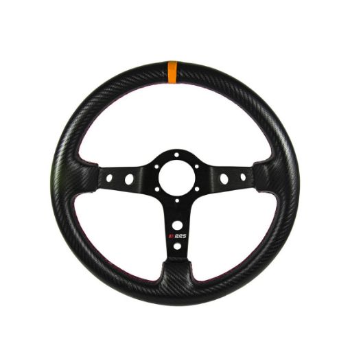 Bild på RRS CARBON LOOK Ratt – F90 350 mm – Orange