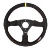Bild på RRS VELOCE EVO Ratt – Flat 350 mm – Svart Mocka