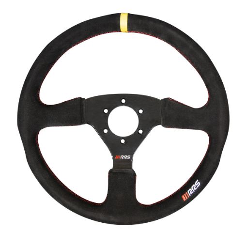 Bild på RRS VELOCE EVO Ratt – Flat 350 mm – Svart Mocka