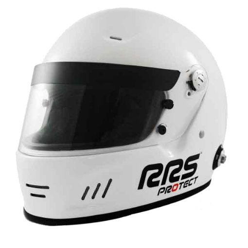 Bild på RRS Protect Circuit Integralhjälm – FIA 8859-2015 / SNELL SA2020 – Vit