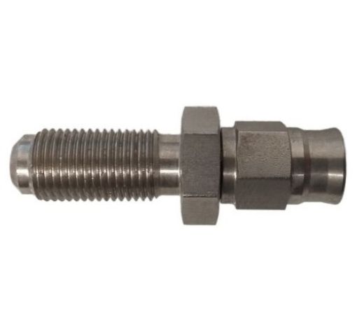 Bild på Rak manlig slangände M10x1.0 - AN3 PTFE slang - lång