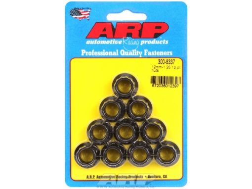 Bild på M12 x 1.25 12pt nut kit (10pcs) - ARP-300-8337