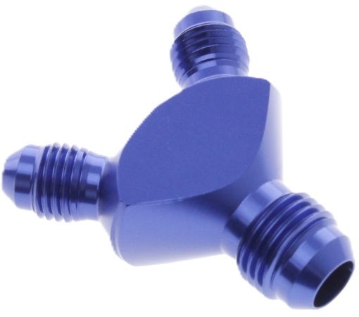 Bild på AN6 Hane - 2xAN4 Hane - Y-Collector Union - Blue Alu
