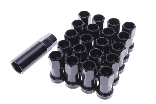 Bild på Steel Wheel nuts - M12*1.25 - Black - Set of 20 pc.
