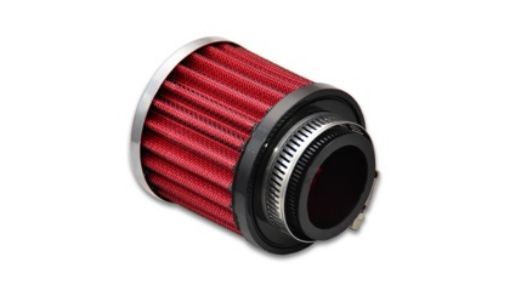 Bild på Vibrant Crankcase Breather Filter w/ Chrome Cap - 38mm ID
