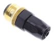 Bild på Straight Quick Connect Hose Ends -Black/Gold - AN6