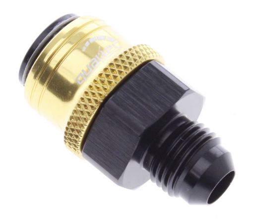 Bild på AN male quick connect adapter -Black/Gold - AN6