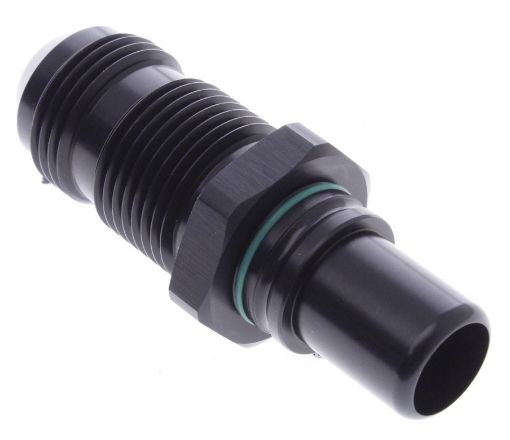 Bild på AN Bulkhead to Male quick connect - Black - AN12