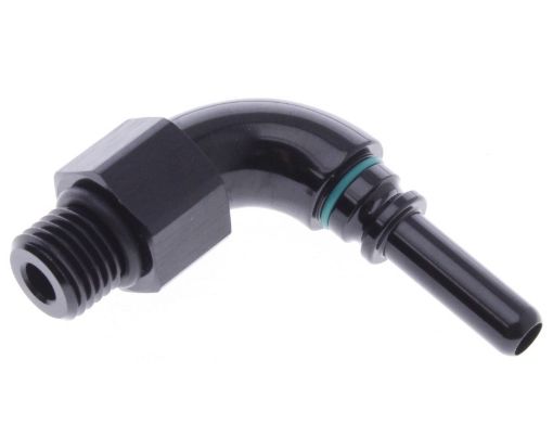 Bild på 90° AN4 - AN4 O-ring (7/16"x20 SAE UNF) - Black