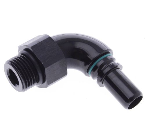 Bild på 90° AN8 - AN8 O-ring (3/4"x16 SAE UNF) - Black