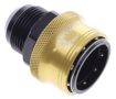 Bild på AN male quick connect adapter -Black/Gold - AN16