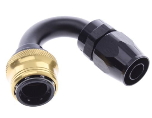 Bild på 150° Quick Connect Hose Ends -Black/Gold - AN10