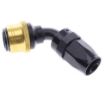 Bild på 60° Quick Connect Hose Ends -Black/Gold - AN8