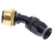 Bild på 45° PTFE Quick Connect Hose Ends -Black/Gold - AN12
