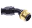 Bild på 45° PTFE Quick Connect Hose Ends -Black/Gold - AN12