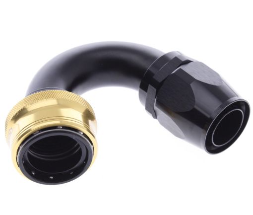 Bild på 150° Quick Connect Hose Ends -Black/Gold - AN20
