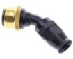 Bild på 45° PTFE Quick Connect Hose Ends -Black/Gold - AN10