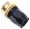 Bild på Straight Quick Connect Hose Ends - Black/Gold - AN20