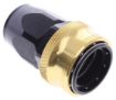 Bild på Straight Quick Connect Hose Ends - Black/Gold - AN20