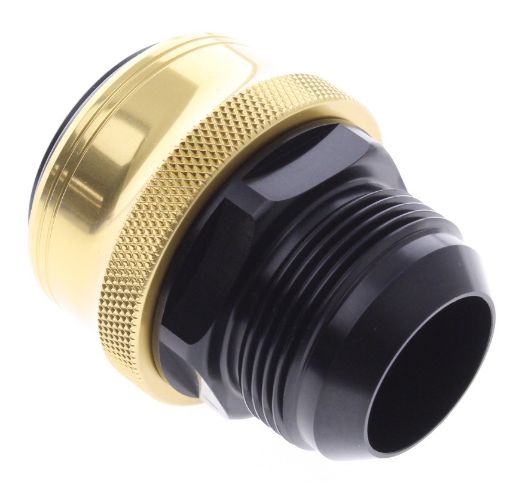 Bild på AN male quick connect adapter -Black/Gold - AN20