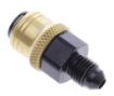 Bild på AN male quick connect adapter -Black/Gold - AN4