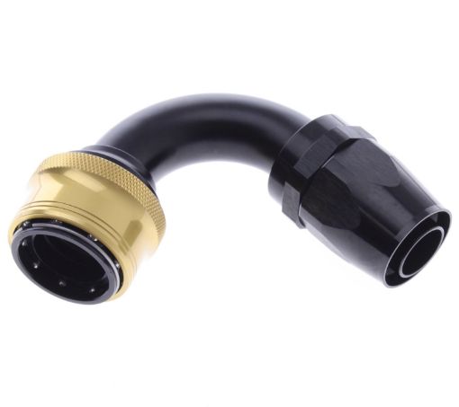 Bild på 120° Quick Connect Hose Ends -Black/Gold - AN16