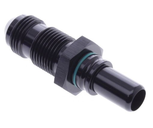 Bild på AN Bulkhead to Male quick connect - Black - AN8