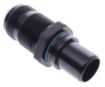 Bild på AN Bulkhead to Male quick connect - Black - AN16