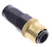 Bild på Straight Quick Connect Hose Ends -Black/Gold - AN4