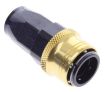 Bild på Straight Quick Connect Hose Ends -Black/Gold - AN8
